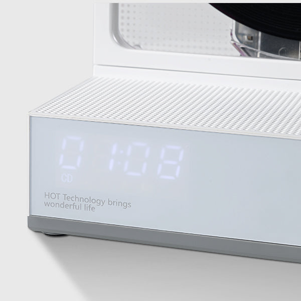 All Media CD Player C229 White - With Remote Control