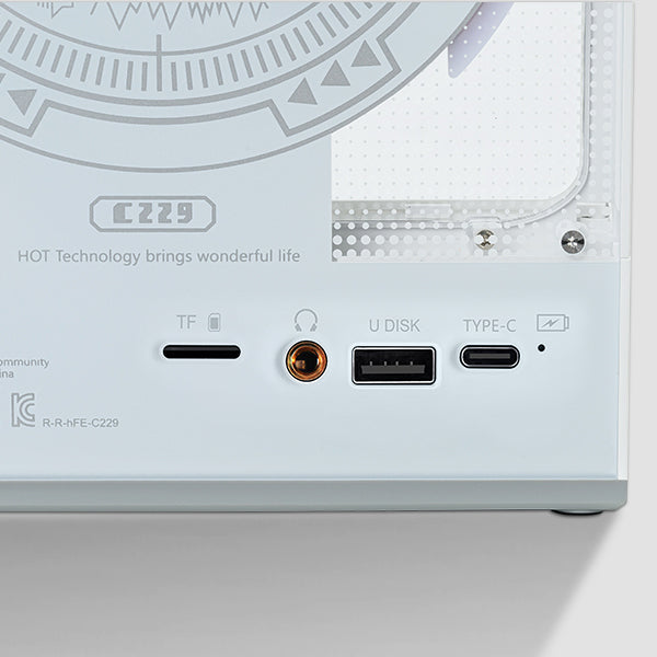 All Media CD Player C229 White - With Remote Control