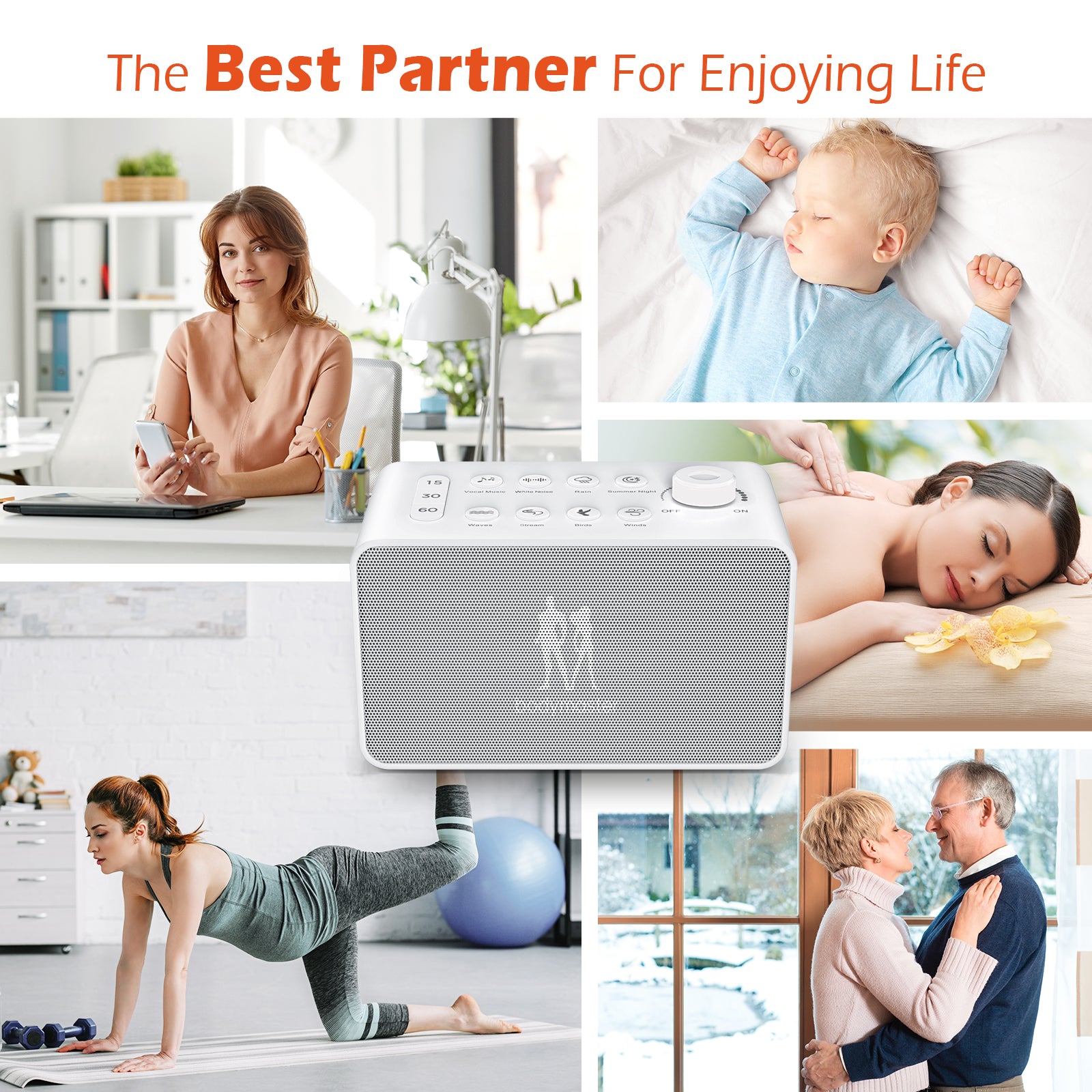 Bodymaster White Noise Player Sleep Aid