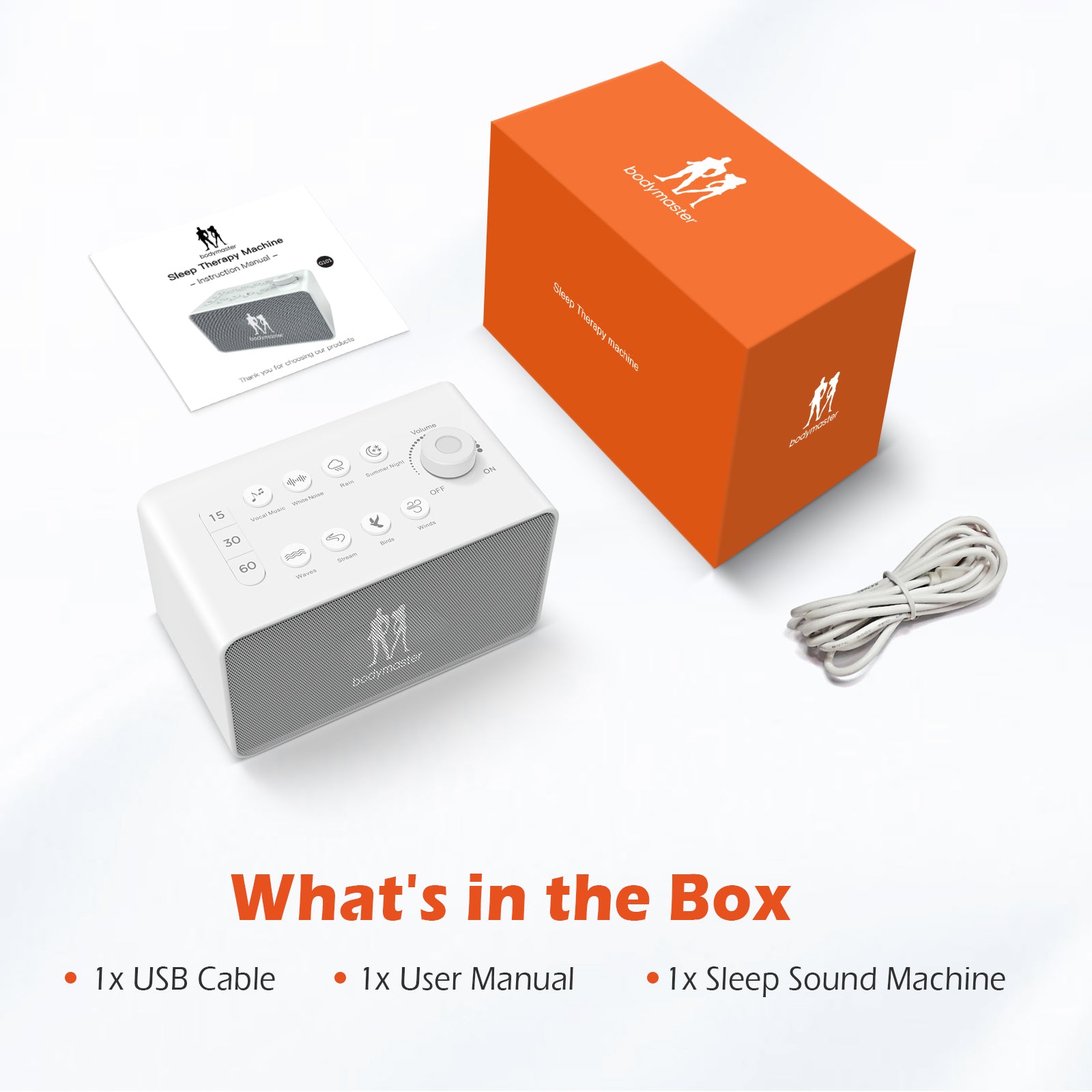Bodymaster White Noise Player Sleep Aid