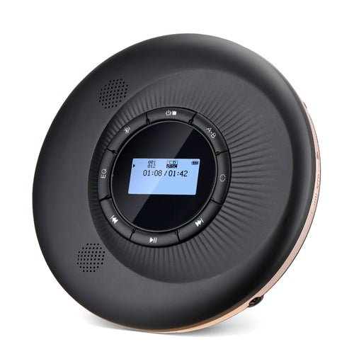 Rechargeable Bluetooth Portable CD player with Loudspeaker