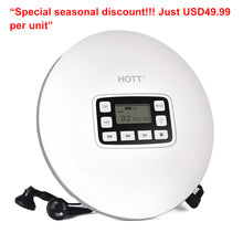 Load image into Gallery viewer, HOTT Portable CD Player CD611-Battery Powered