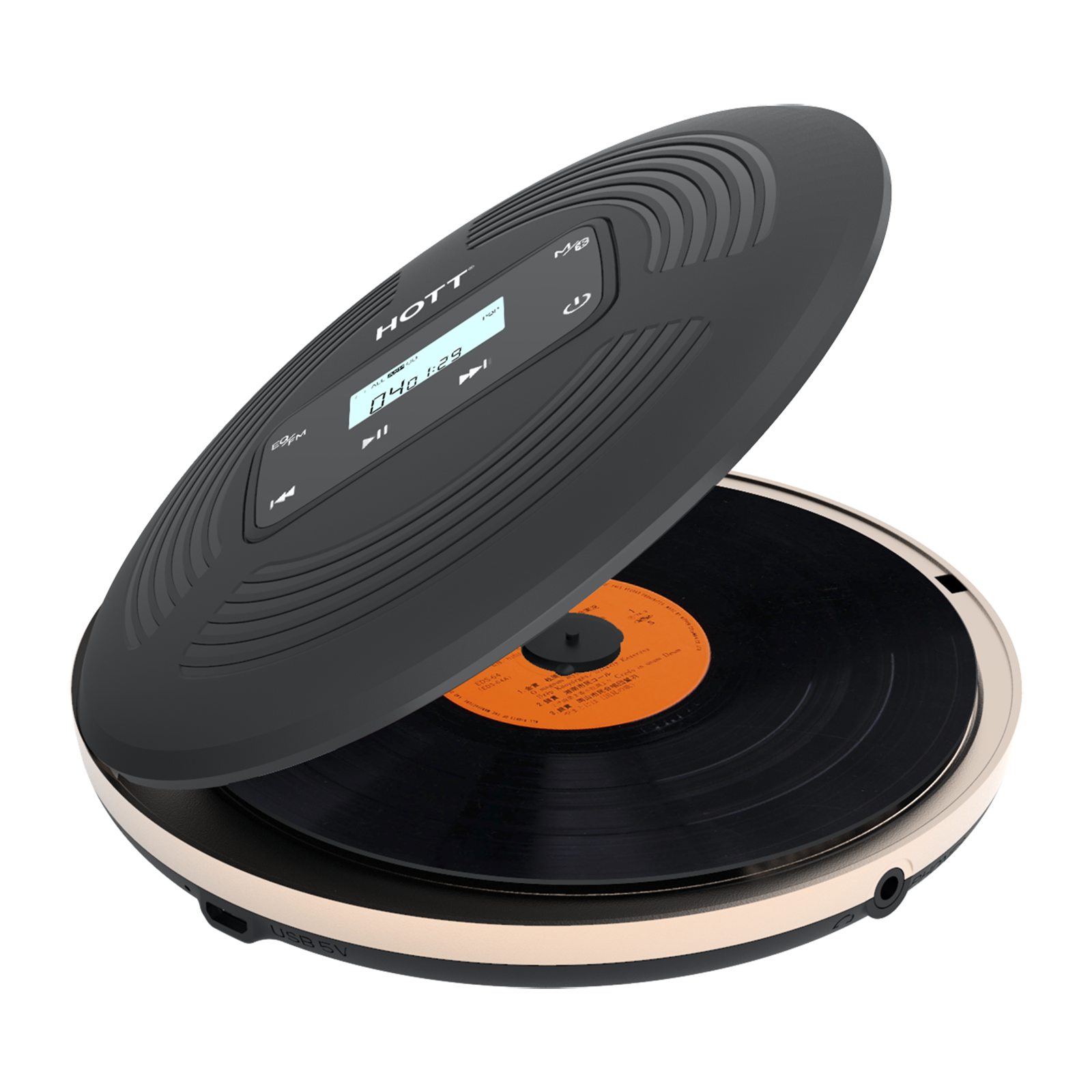 Portable CD Player CD903TF Black