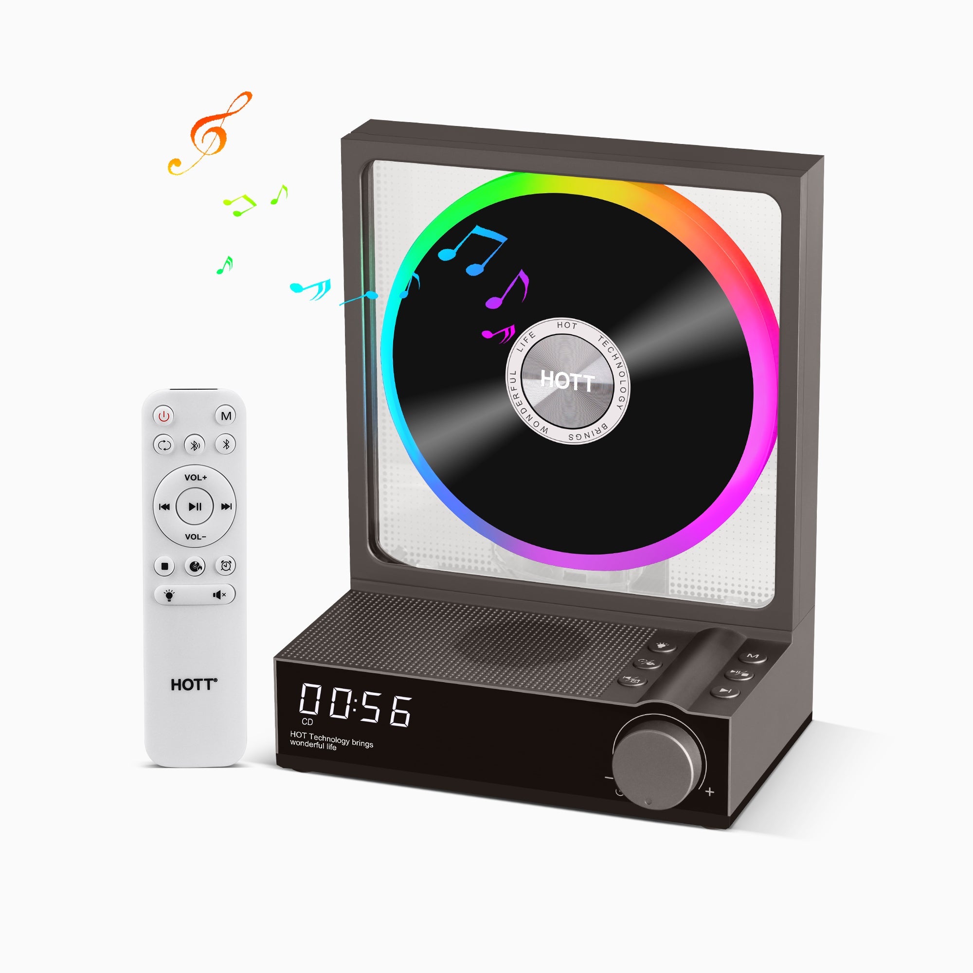 All Media CD Player C229 Grey - With Remote Control - hottaudio