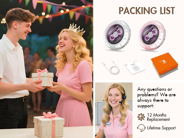 HOTT C901 CD Player Portable - hottaudio