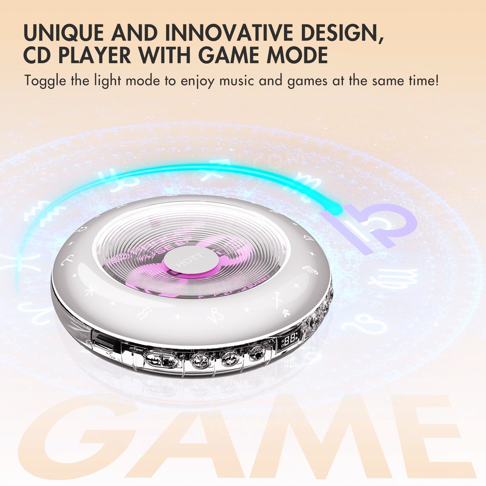 HOTT C901 CD Player Portable - hottaudio