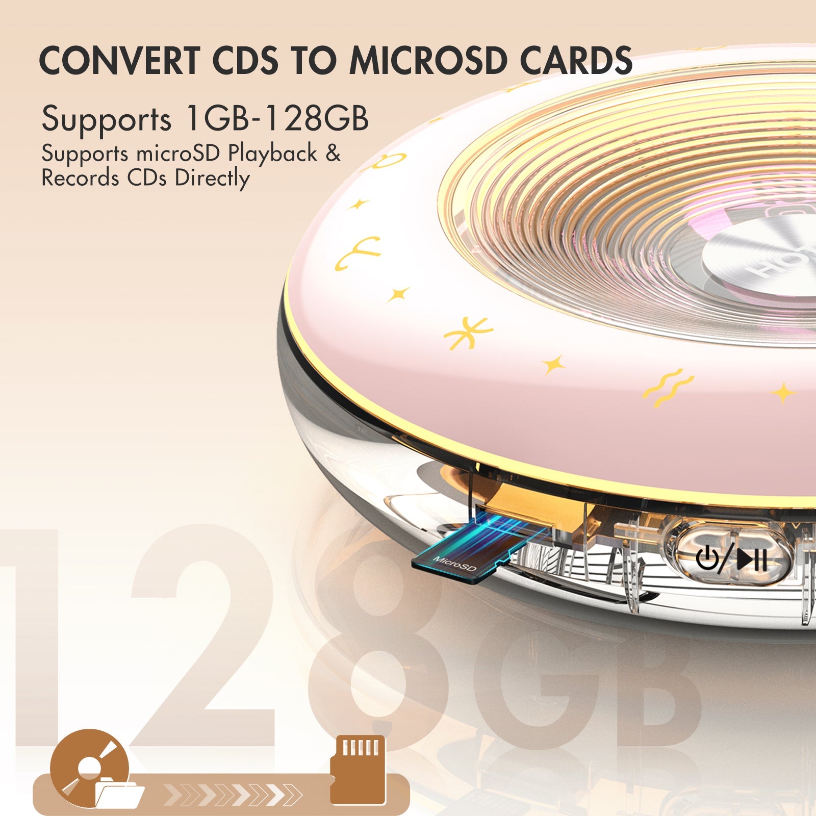 HOTT C901 CD Player Portable - hottaudio