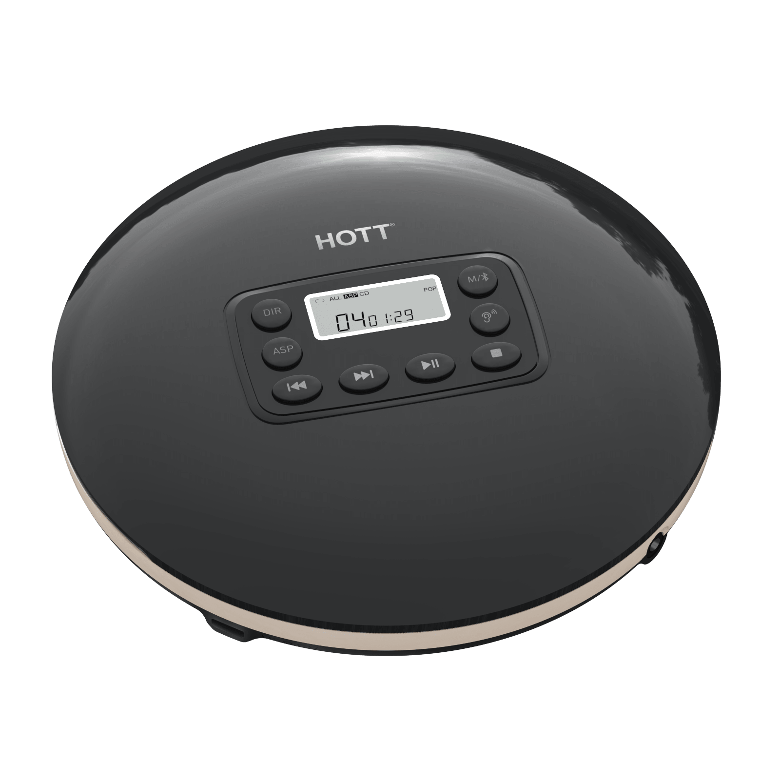 Portable CD Player CD711T Black - hottaudio