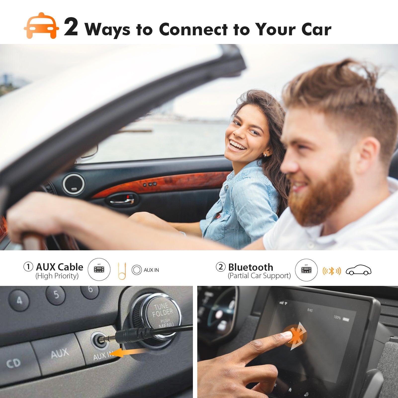 Portable CD Player CD711T Black - hottaudio