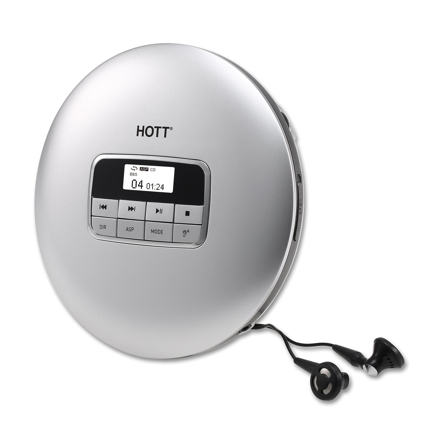 HOTT Portable USB CD Player Anti-Skip Compact CD Player with Headphones CD511