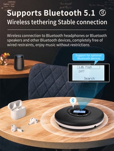 Bluetooth Stereo Portable CD player with Loudspeaker