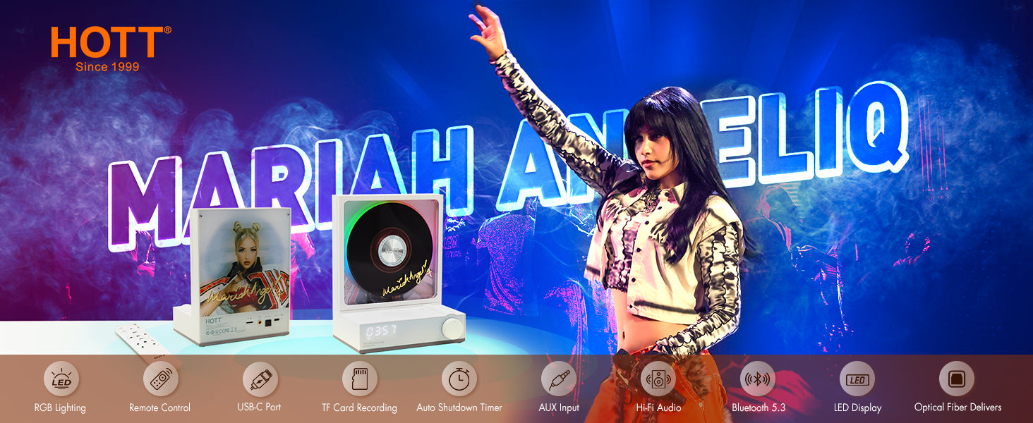 HOTT C229 Mariah Angeliq Limited Edition Portable CD Player