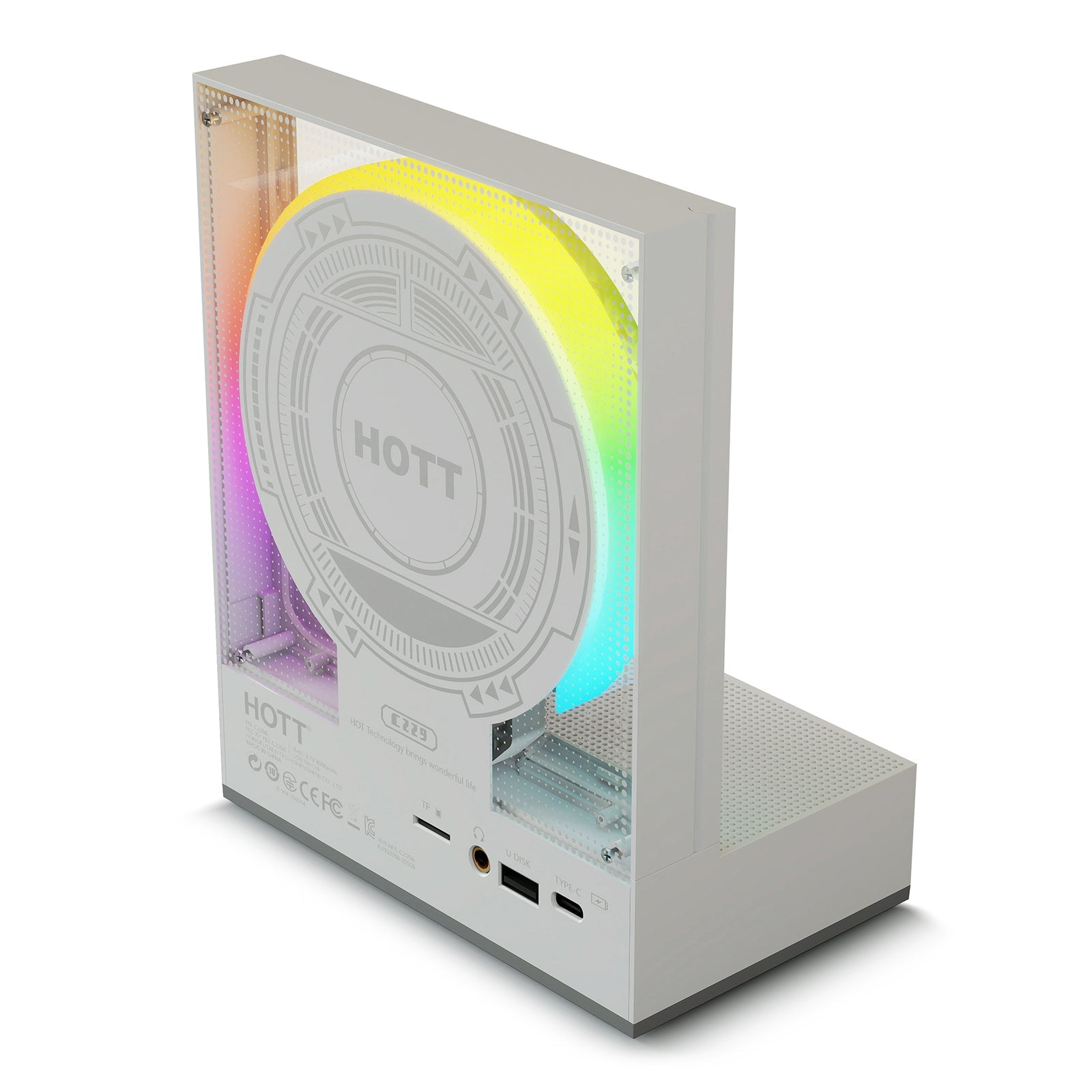 All Media CD Player C229 Grey - With Remote Control - hottaudio