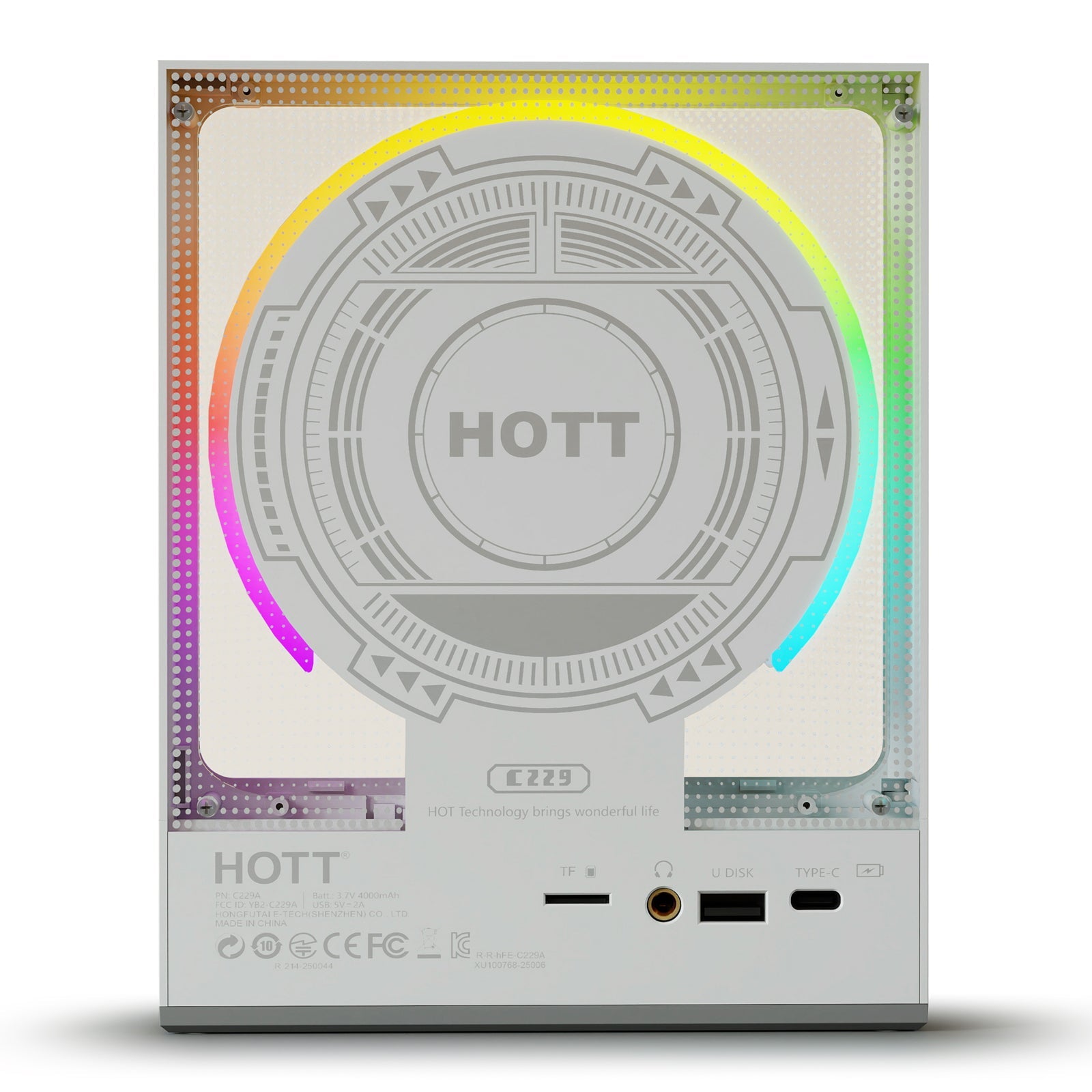 All Media CD Player C229 Grey - With Remote Control - hottaudio