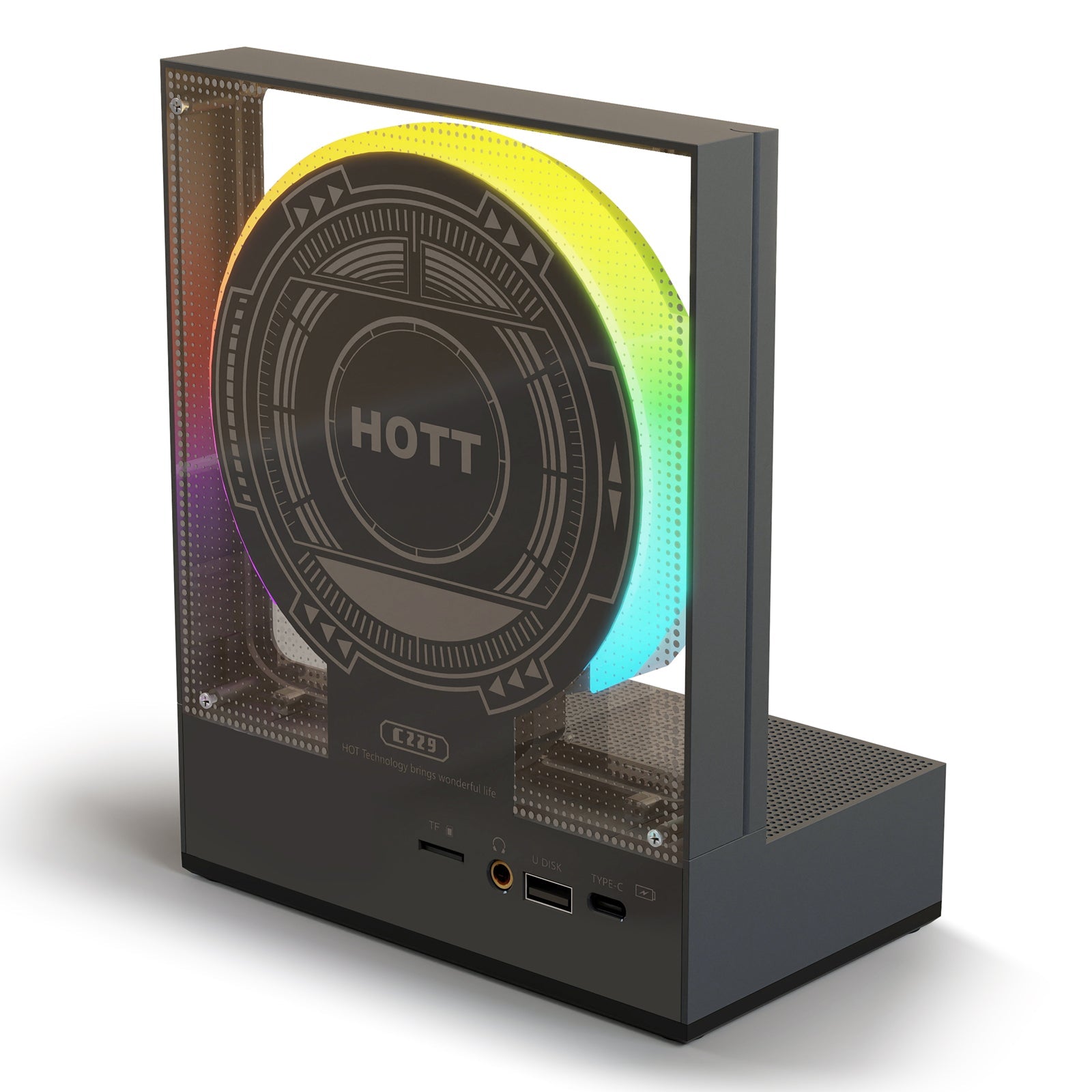 All Media CD Player C229 Grey - With Remote Control - hottaudio