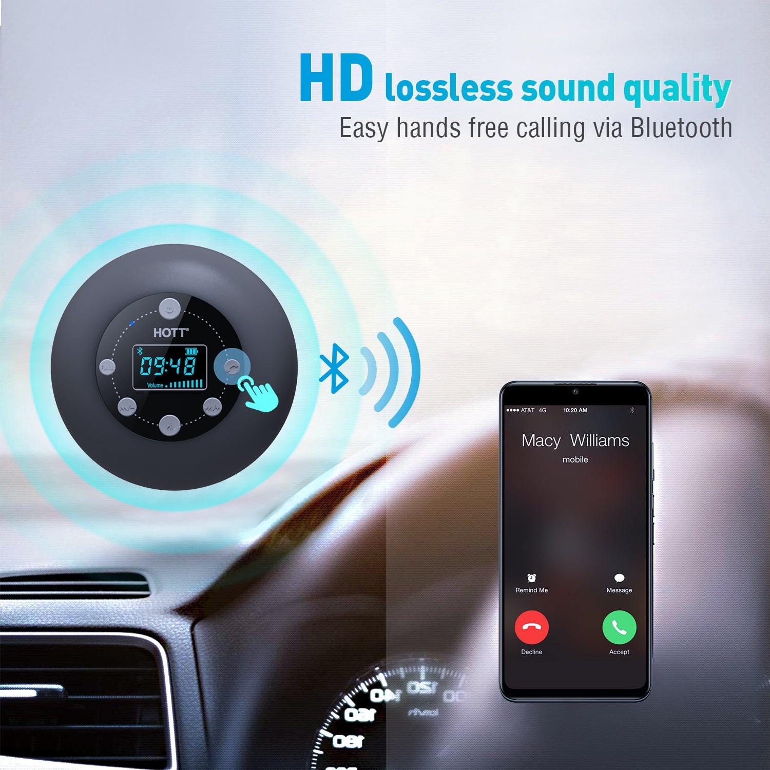 Bluetooth Waterproof Speaker S602 Gray - hottaudio