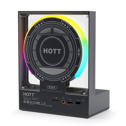 HOTT C229 Portable Bluetooth 5.3 CD Player with Remote - hottaudio