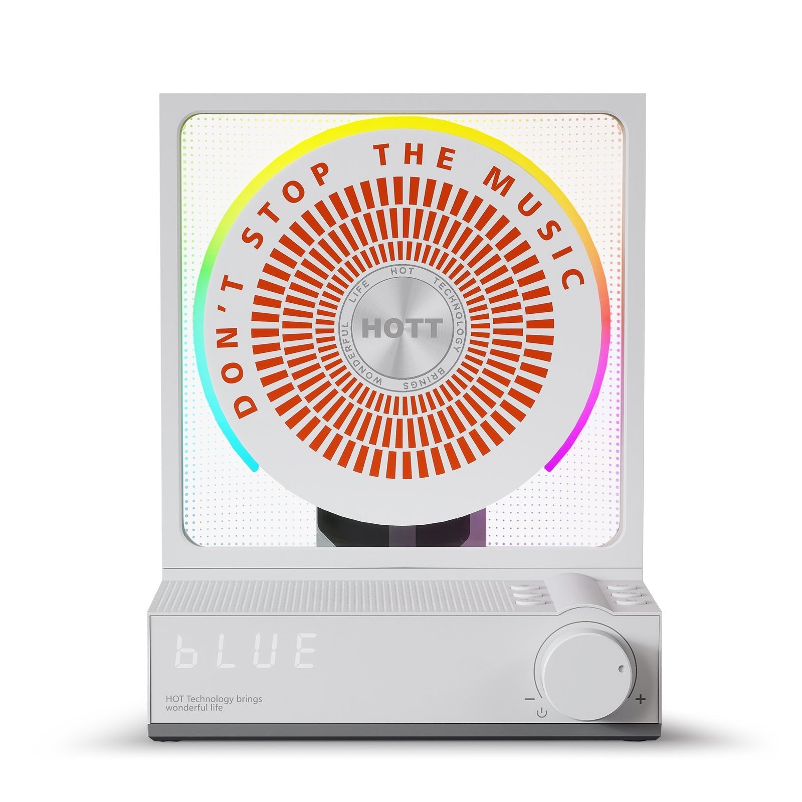 HOTT C229 Portable Bluetooth 5.3 CD Player with Remote - White - hottaudio