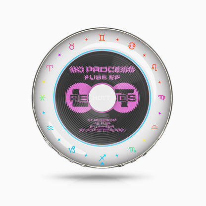 HOTT C901 Round Portable Bluetooth 5.3 CD Player with RGB Light - hottaudio