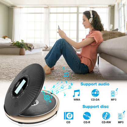 Portable CD Player C228 Black - hottaudio