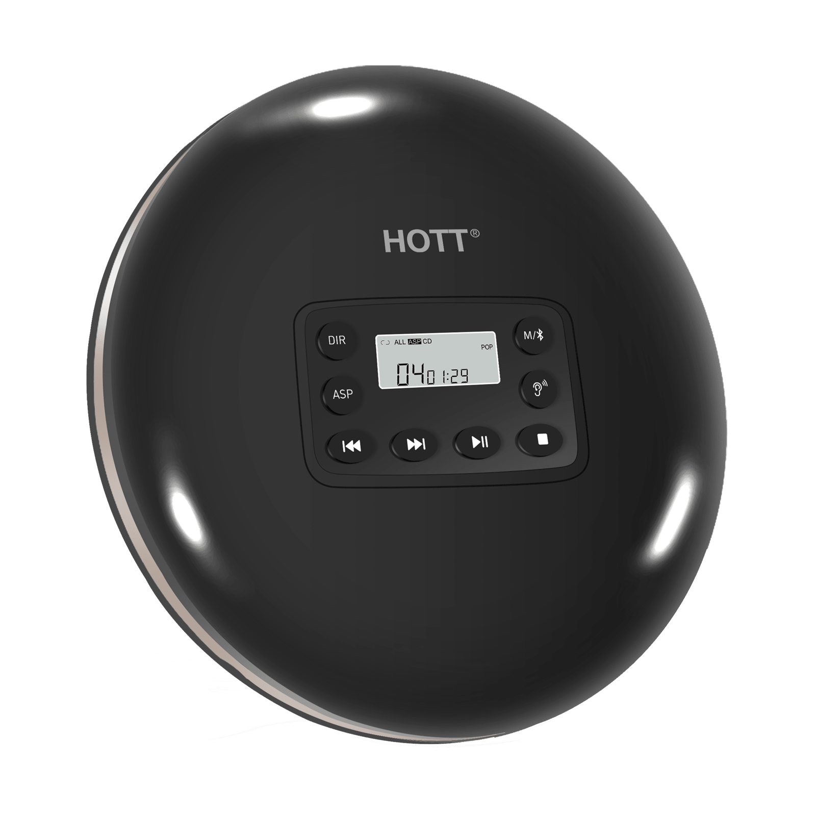 Portable CD Player CD711T Black - hottaudio