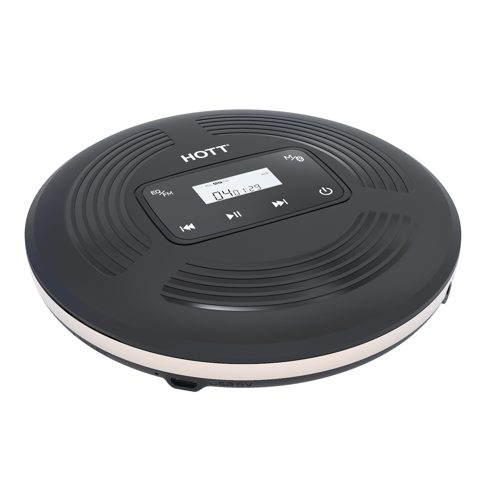 Portable CD Player CD903TF Black - hottaudio