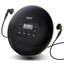 Load image into Gallery viewer, HOTT Portable CD Player with Bluetooth CD611T