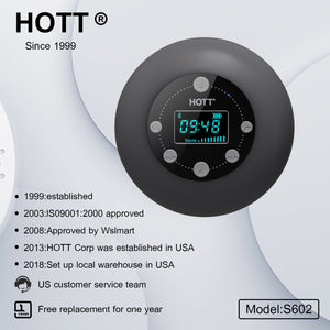 HOTT Portable Shower Radio Bluetooth Speaker with suction and IPX4 water proof