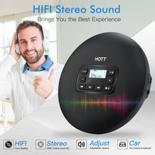 Load image into Gallery viewer, HOTT Portable CD Player, Personal Compact CD Player with Headphones CD204