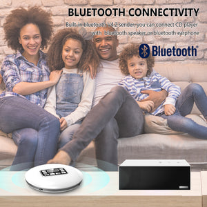 CD611T Portable Bluetooth CD Player | Hottaudio